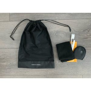 Porsche Design amenity kit black New bag storage case Lufthansa